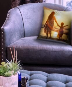 SAMAR Personalised Cushion Cover - Add Your Text, Picture, Design on Pillow 41x41cm, Machine washable and iron, One side print, Gift idea for Birthday, Wedding and Special Moments - Image 6