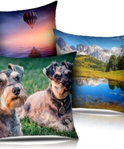 SAMAR Personalised Cushion Cover - Add Your Text, Picture, Design on Pillow 41x41cm, Machine washable and iron, One side print, Gift idea for Birthday, Wedding and Special Moments - Image 3